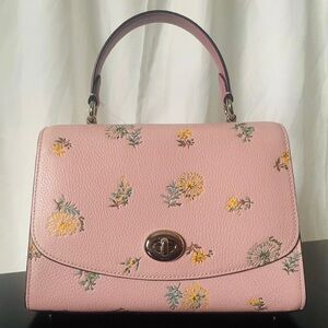 Coach Tilly Top Handle with Dandelion Floral Print